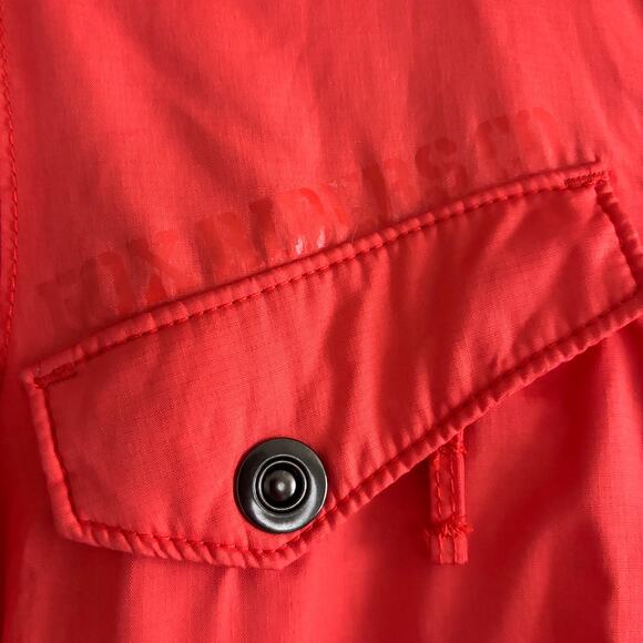 Fox Racing Women's S Full Zip Coat Orange Cheetah Fur Lined Graphic Logo on Side - Picture 8 of 14